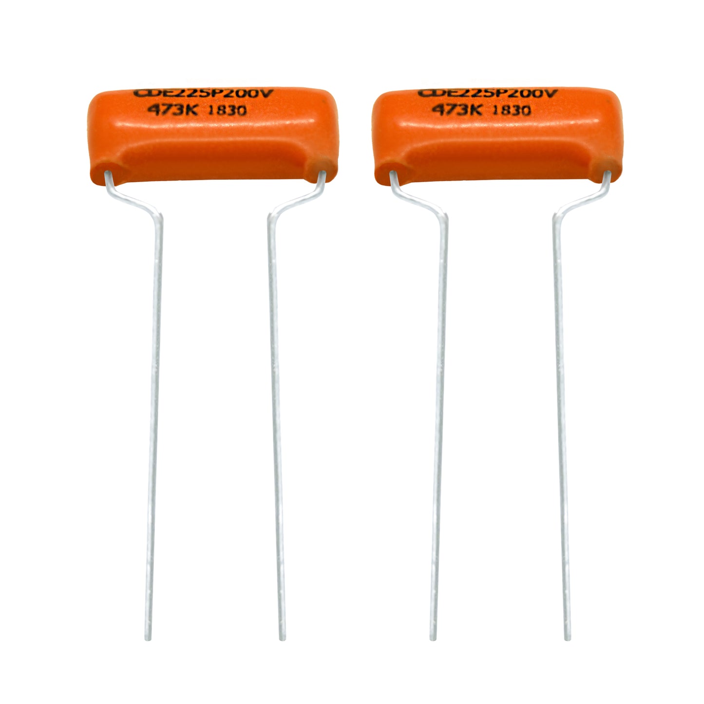 2 pcs Orange Drop Film Capacitor 200v 0.047uf 47000pf 225P