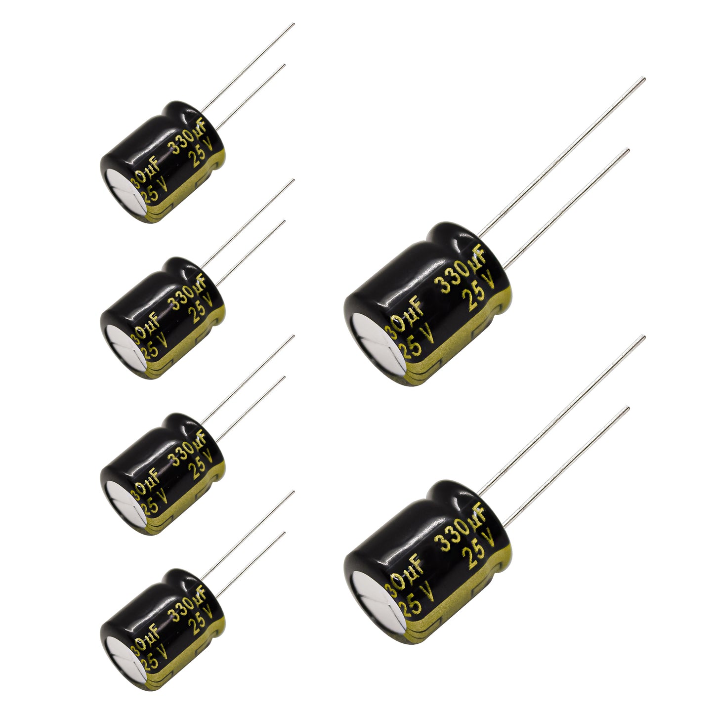 Panasonic FM Series Capacitors 25V 330uf Low ESR Impedance 105???