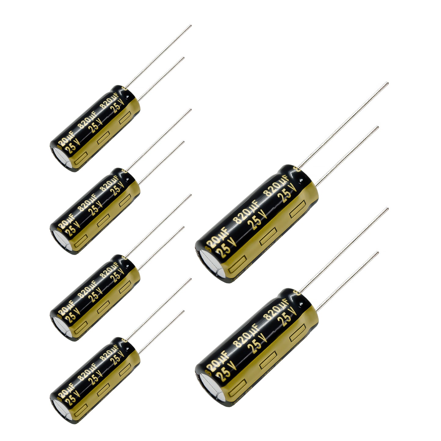 Panasonic FM Series Capacitors 25V 820uf Low ESR Impedance 105???