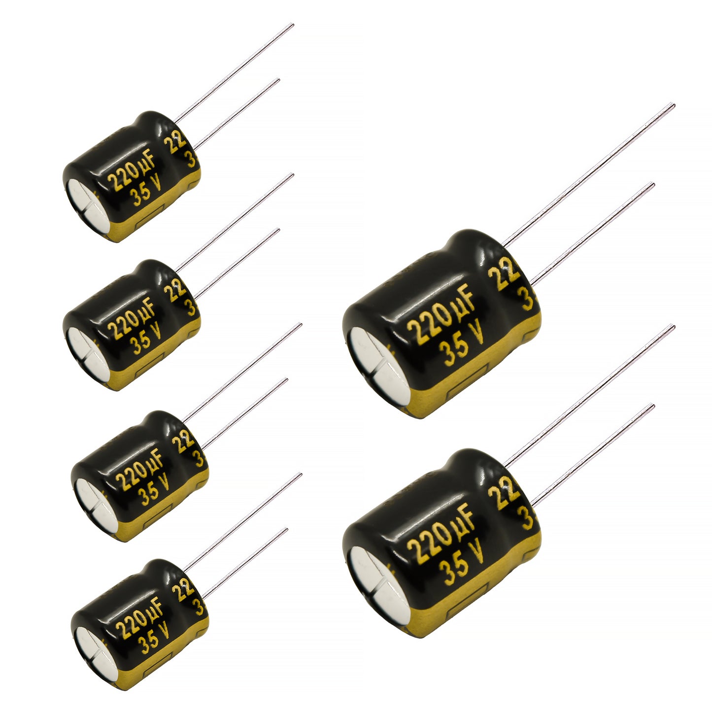 Panasonic FM Series Capacitors 35V 220uf Low ESR Impedance 105???
