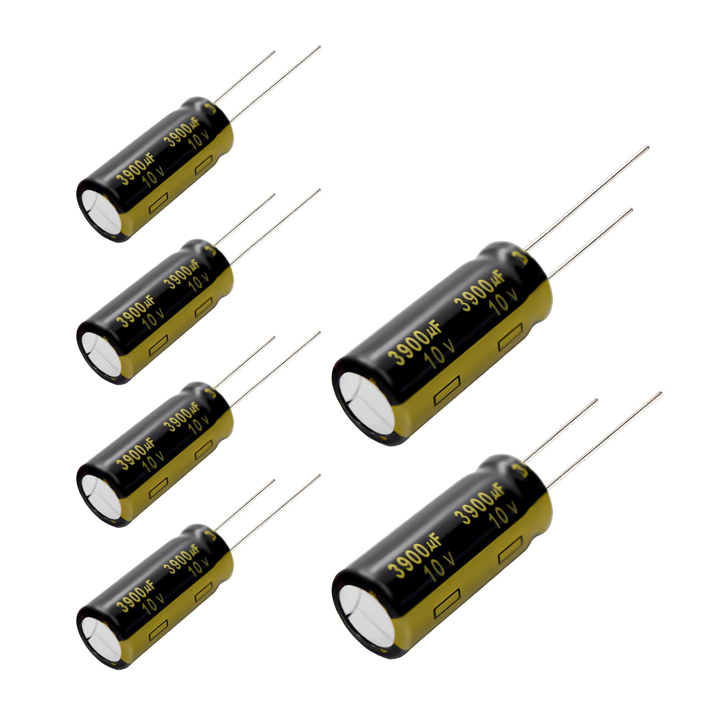 6 pcs Panasonic FM 10V 3900uf Low ESR Impedance