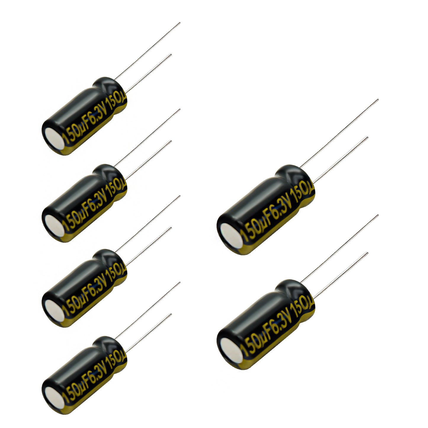 6 pcs Panasonic FM 6.3V 150uf Low ESR Impedance