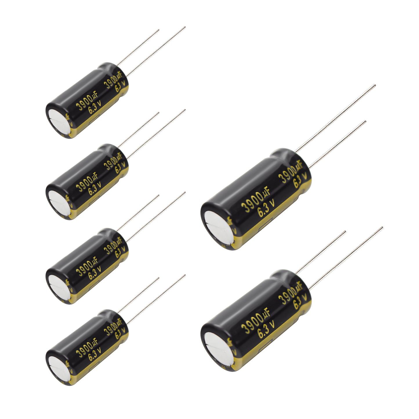 6 pcs Panasonic FM 6.3V 3900uf Low ESR Impedance