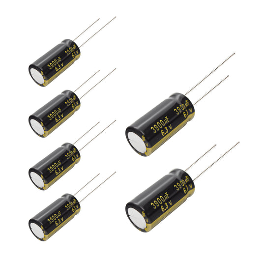 6 pcs Panasonic FM 6.3V 3900uf Low ESR Impedance