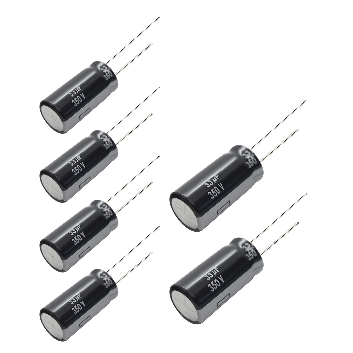 6 pcs Panasonic EE 350v 33uf