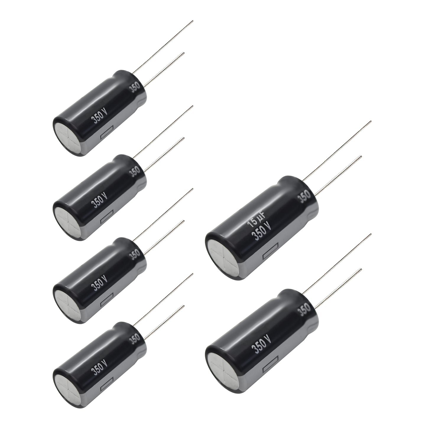 6 pcs Panasonic EE 350v 15uf