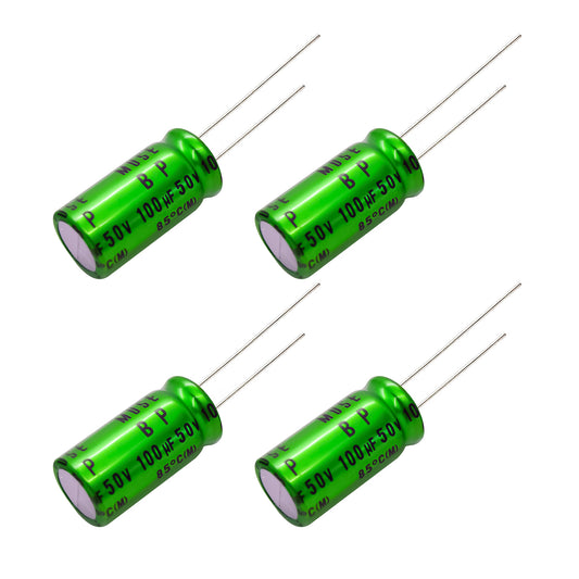 4 pcs Nichicon ES Muse Bipolar 50v 100uf Audio Grade
