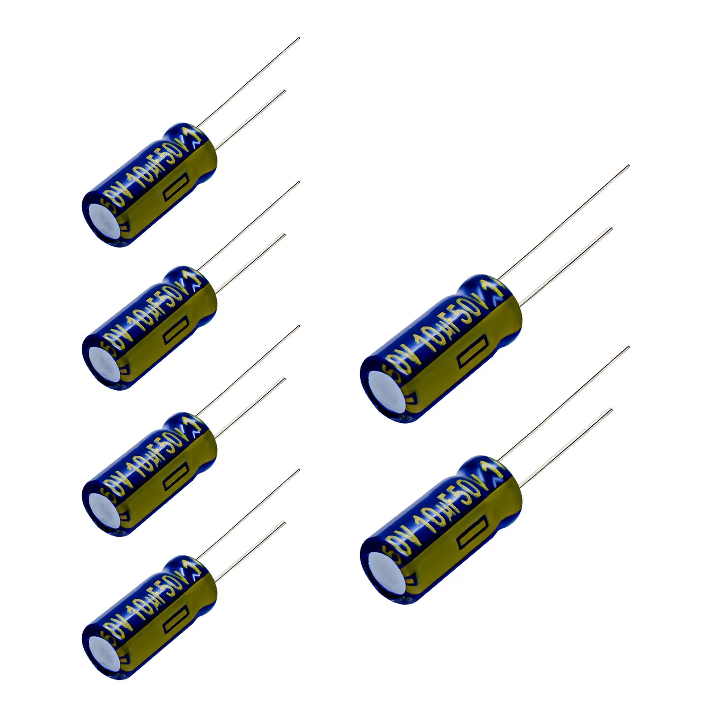 6 pcs Panasonic FC 50v 10uf Low Impedance