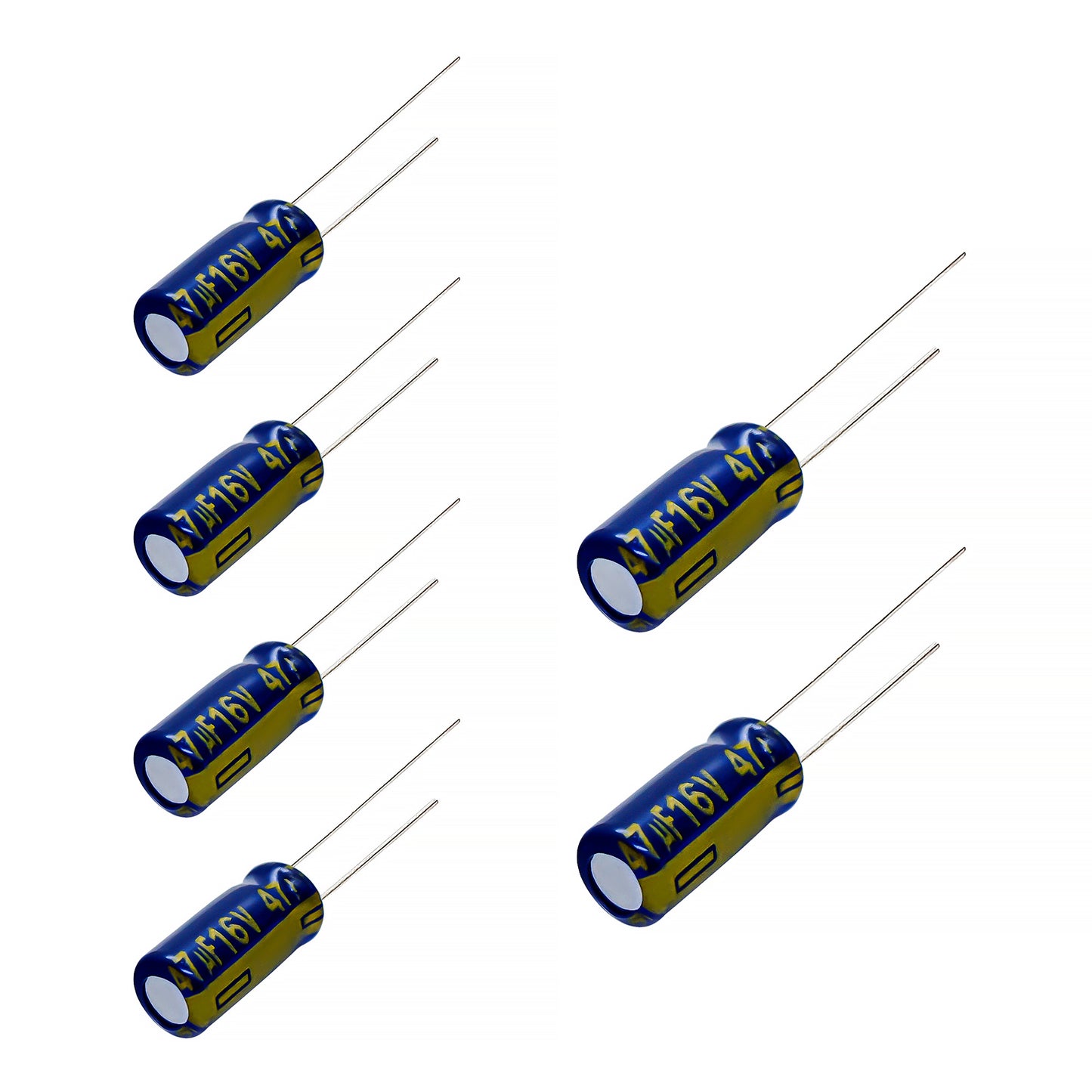 6 pcs Panasonic FC 16v 47uf Low Impedance