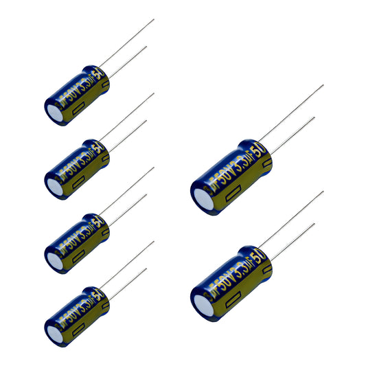 6 pcs Panasonic FC 50v 2.2uf Low Impedance