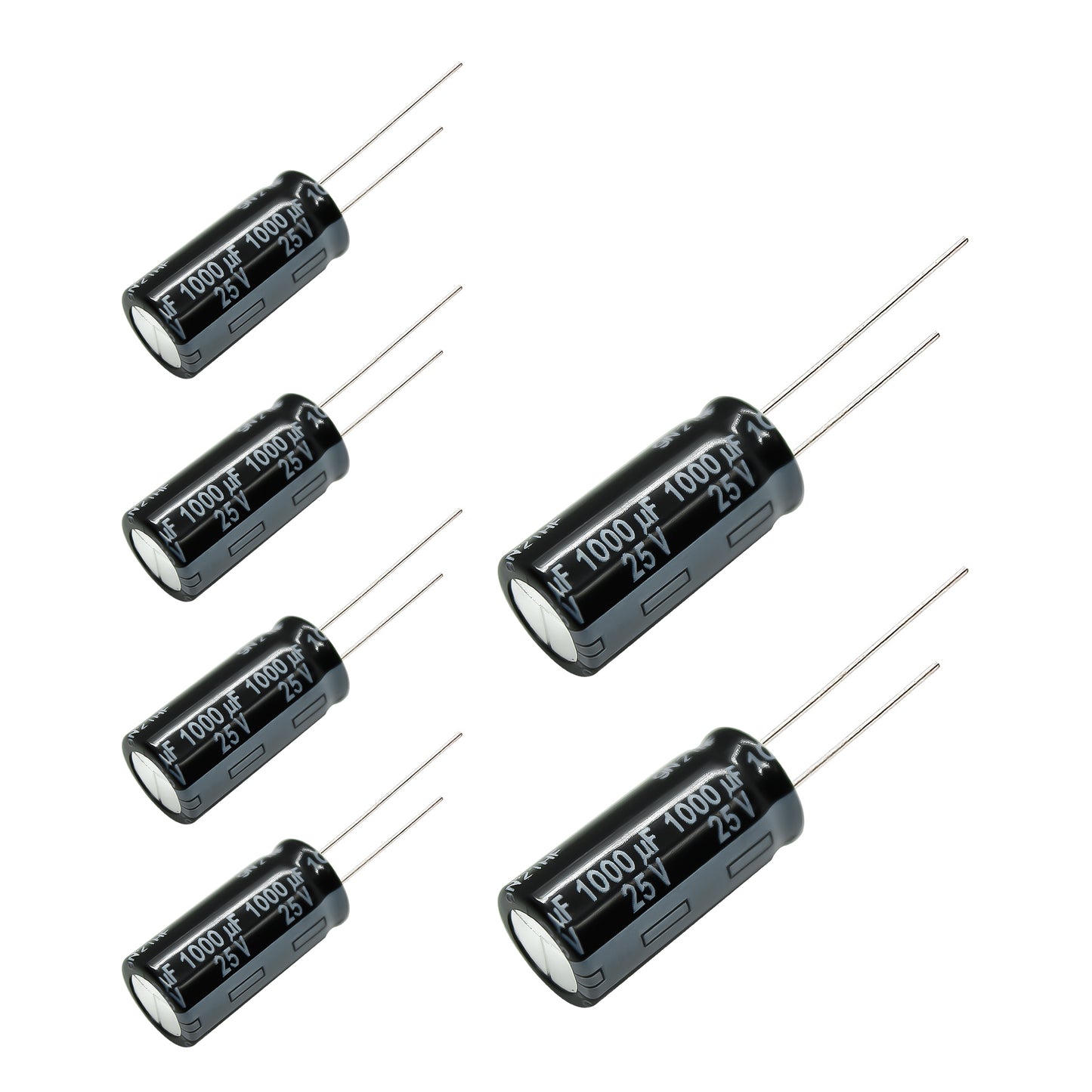 6 pcs Panasonic FR 25v 1000uf Low ESR