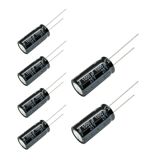 6 pcs Panasonic FR 25v 1000uf Low ESR