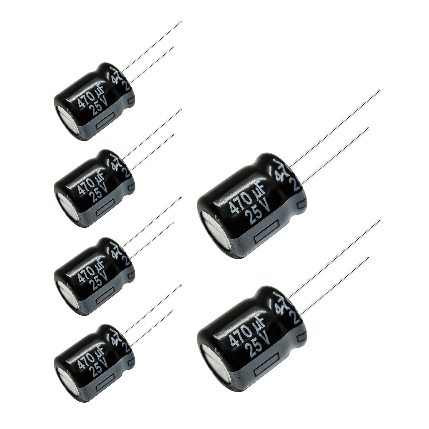 6 pcs Panasonic FR 25v 470uf Low ESR