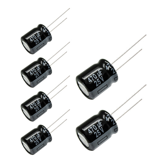 6 pcs Panasonic FR 25v 470uf Low ESR