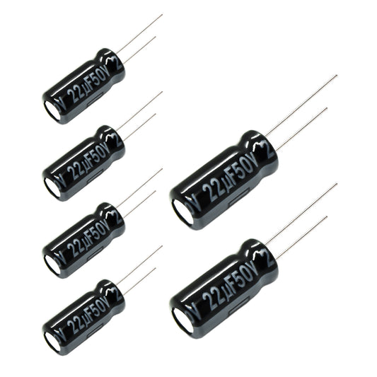 6 pcs Panasonic FR 50v 22uf Low ESR