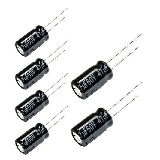 6 pcs Panasonic FR 50v 47uf Low ESR