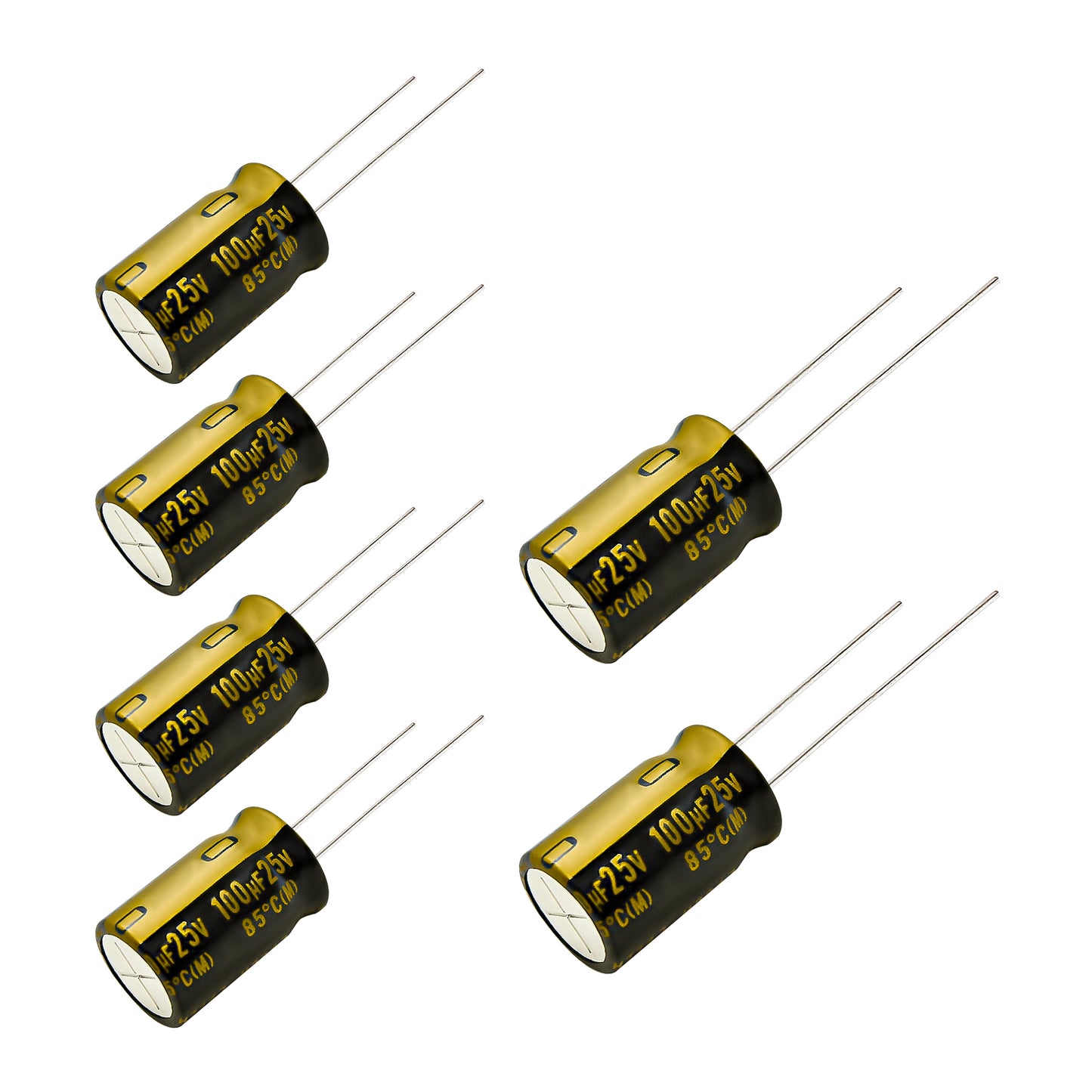 4 pcs Nichicon KZ MUSE Capacitors 25V 100uf Audio Grade