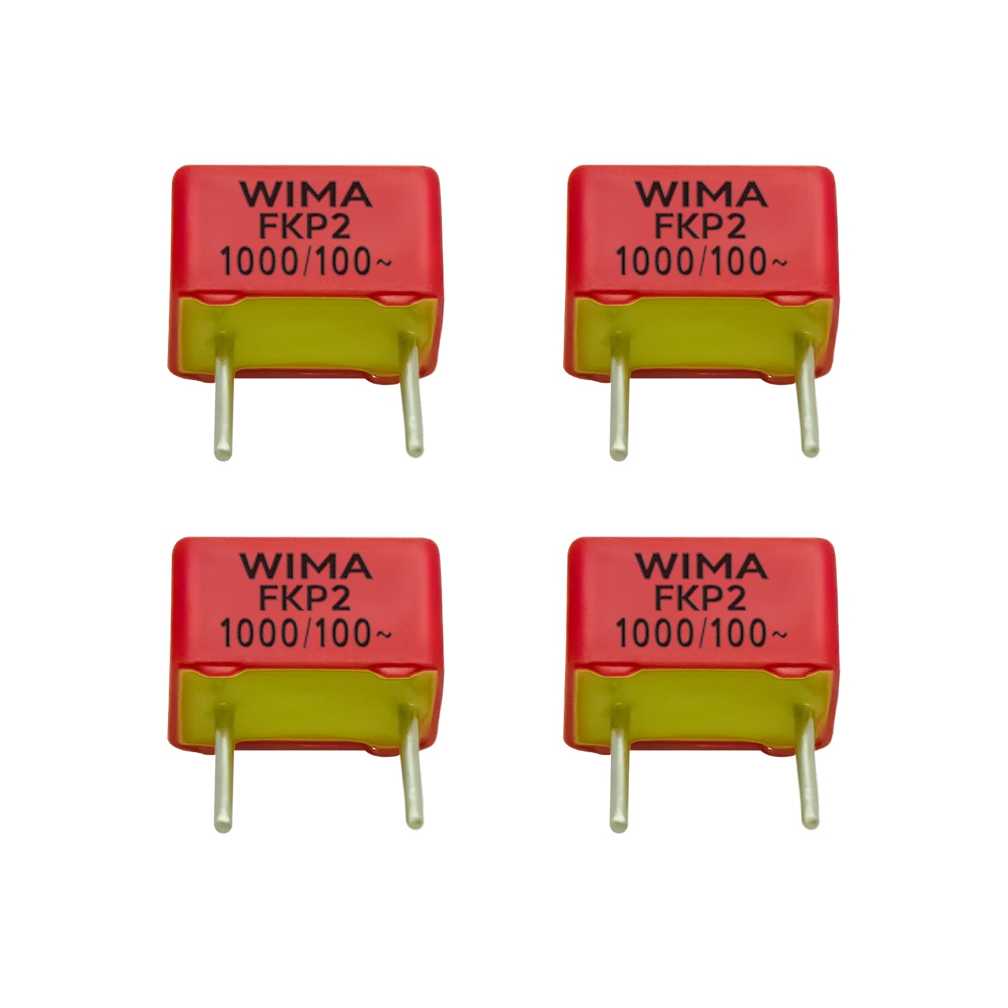 4 pcs WIMA FKP2 100v 1000pf Film Capacitor