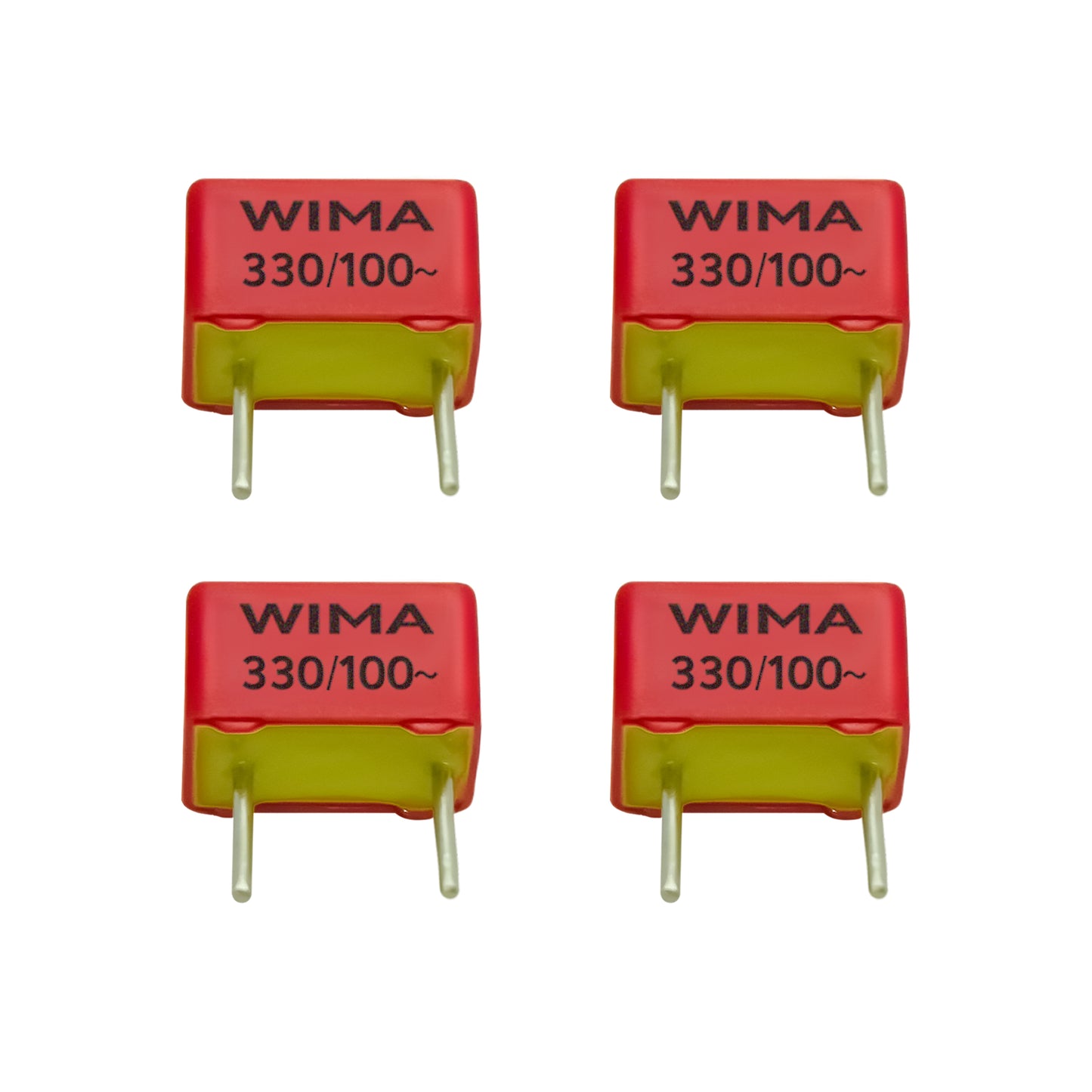 4 pcs WIMA FKP2 100v 330pf Film Capacitor