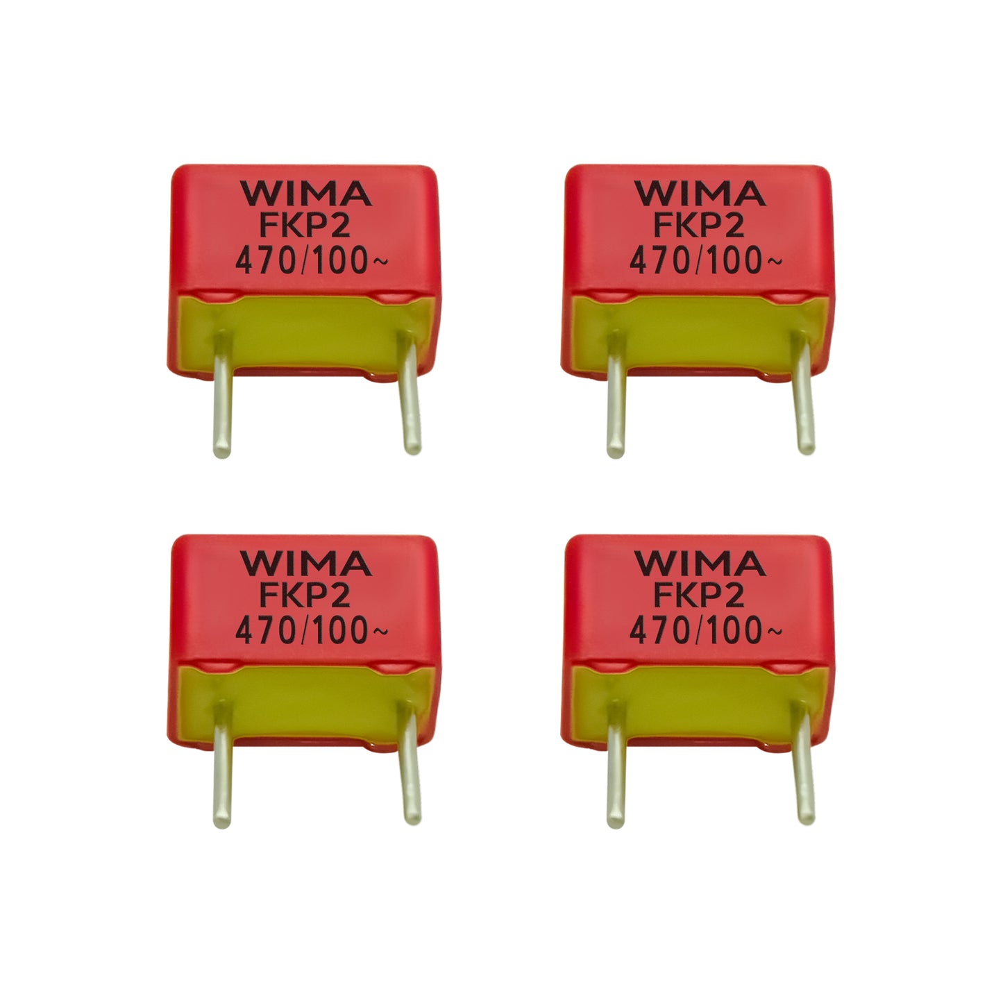4 pcs WIMA FKP2 100v 470pf Film Capacitor