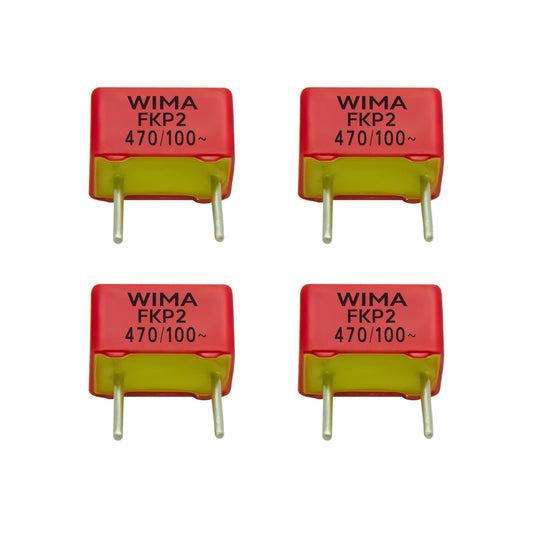 4 pcs WIMA FKP2 100v 470pf Film Capacitor
