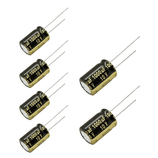 6 pcs Panasonic FM 10V 1000uf Low ESR Impedance