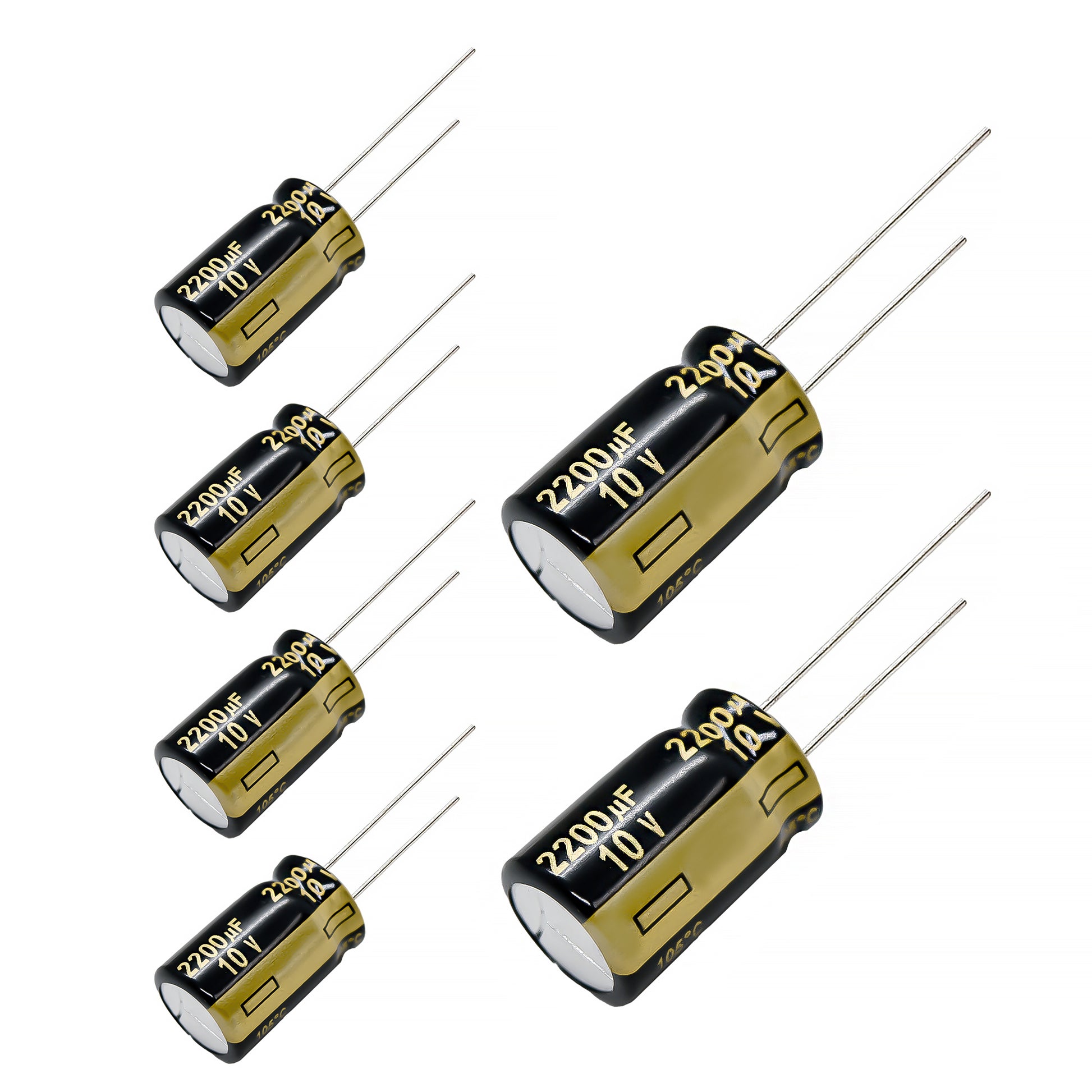 Panasonic FM Series Capacitors 10V 2200uf Low ESR Impedance 105???