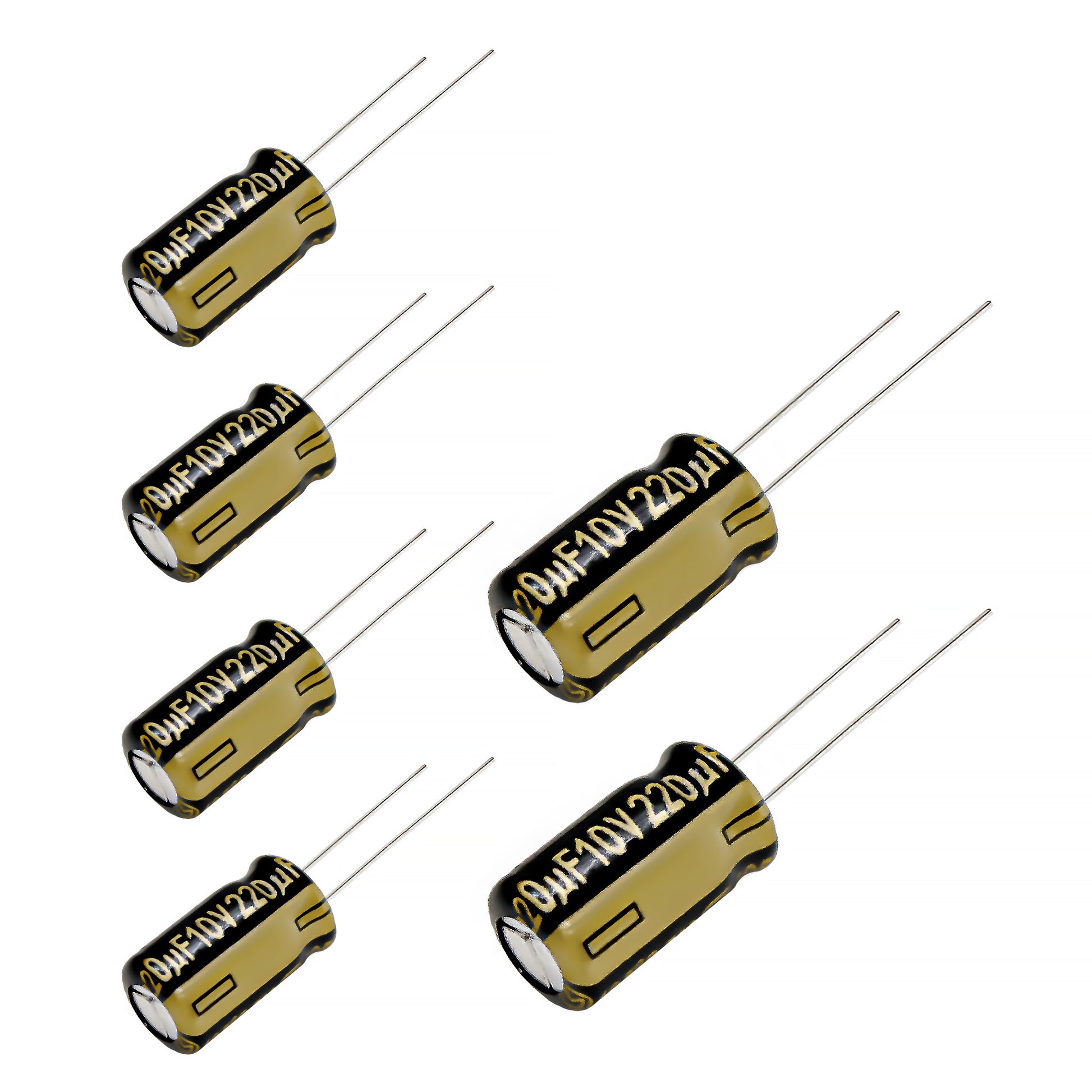 Panasonic FM Series Capacitors 10V 220uf Low ESR Impedance 105???