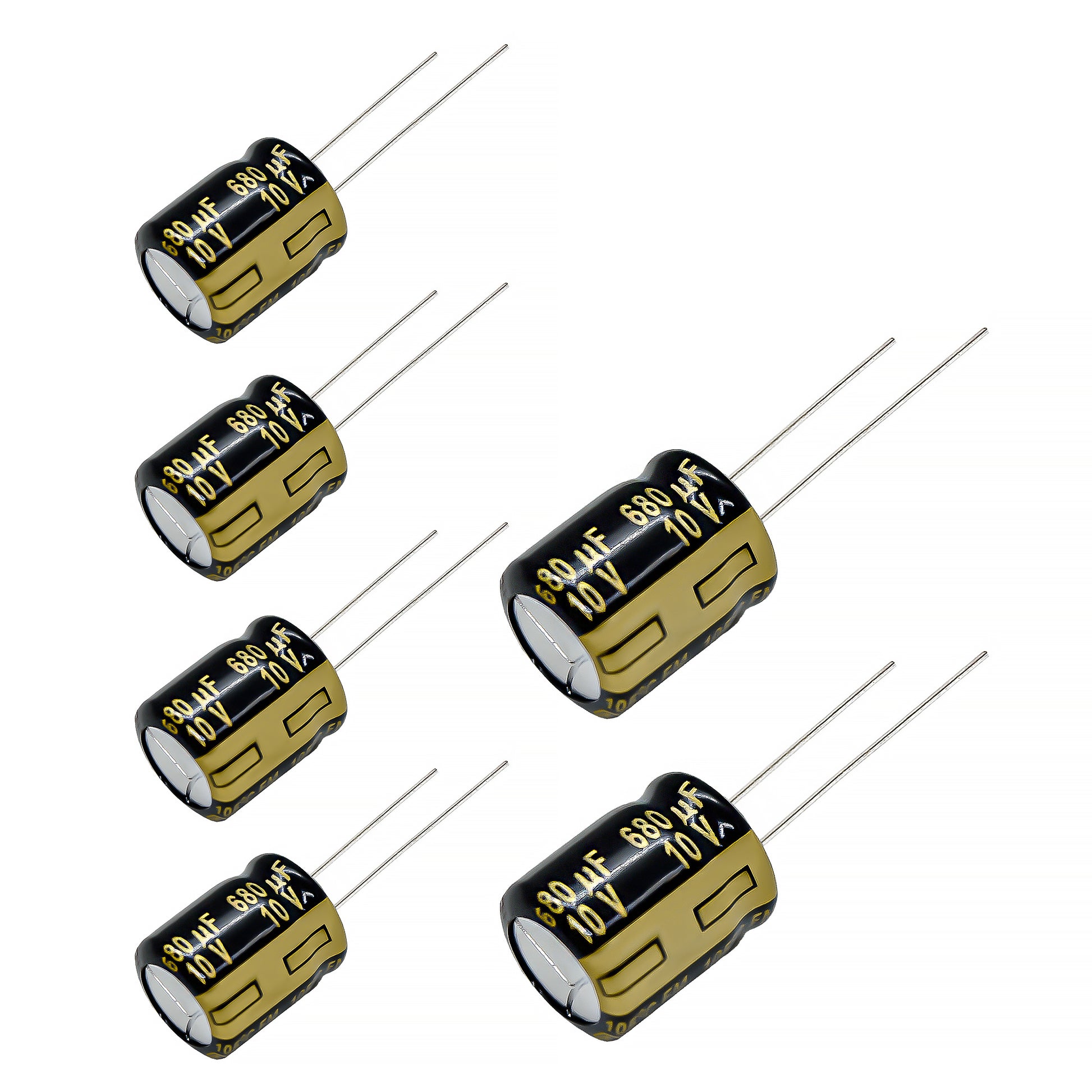 Panasonic FM Series Capacitors 10V 680uf Low ESR Impedance 105???
