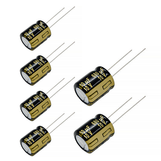 Panasonic FM Series Capacitors 10V 680uf Low ESR Impedance 105???