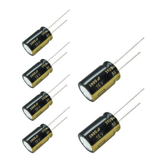 6 pcs Panasonic FM 16V 3900uf Low ESR Impedance