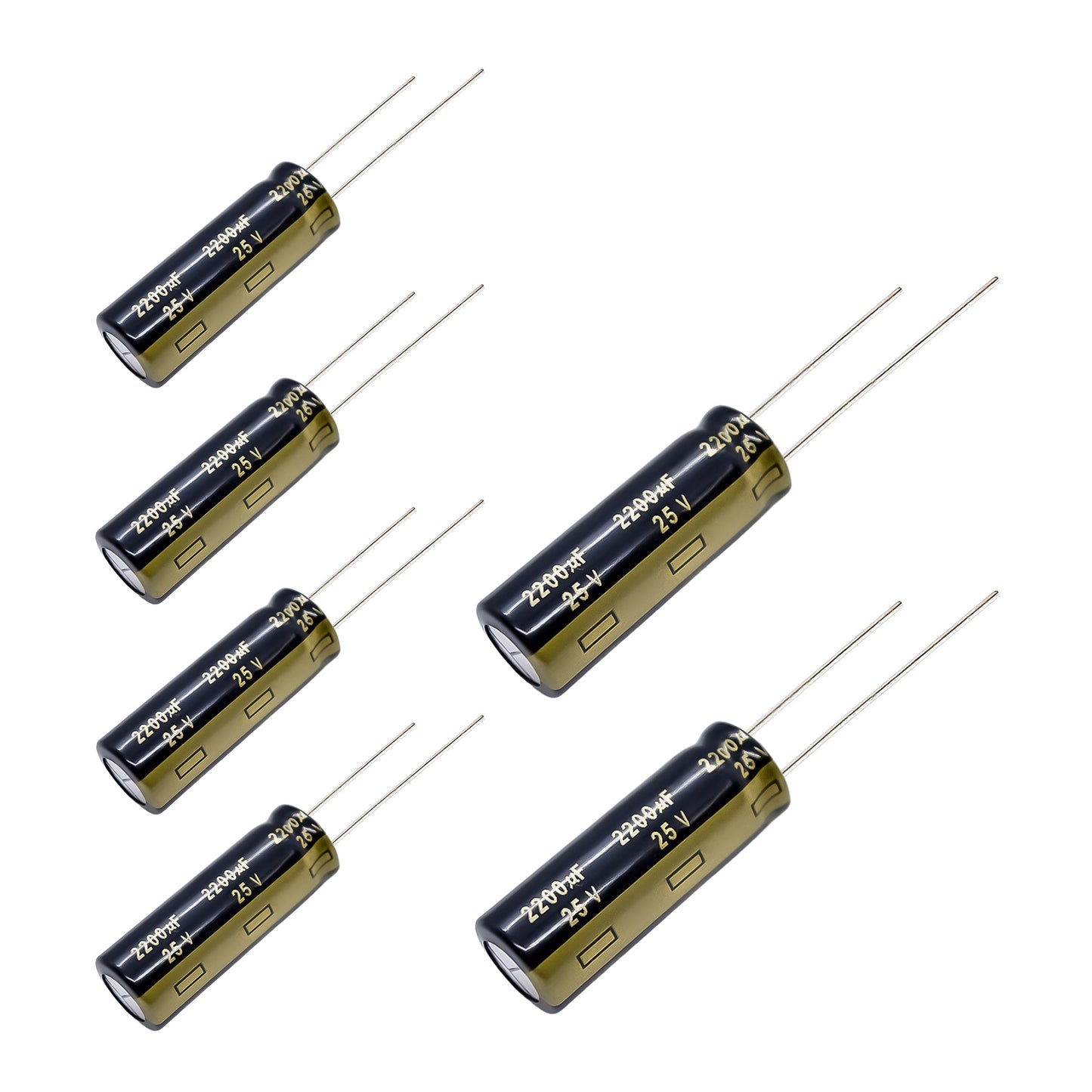 Panasonic FM Series Capacitors 25V 2200uf Low ESR Impedance 105???