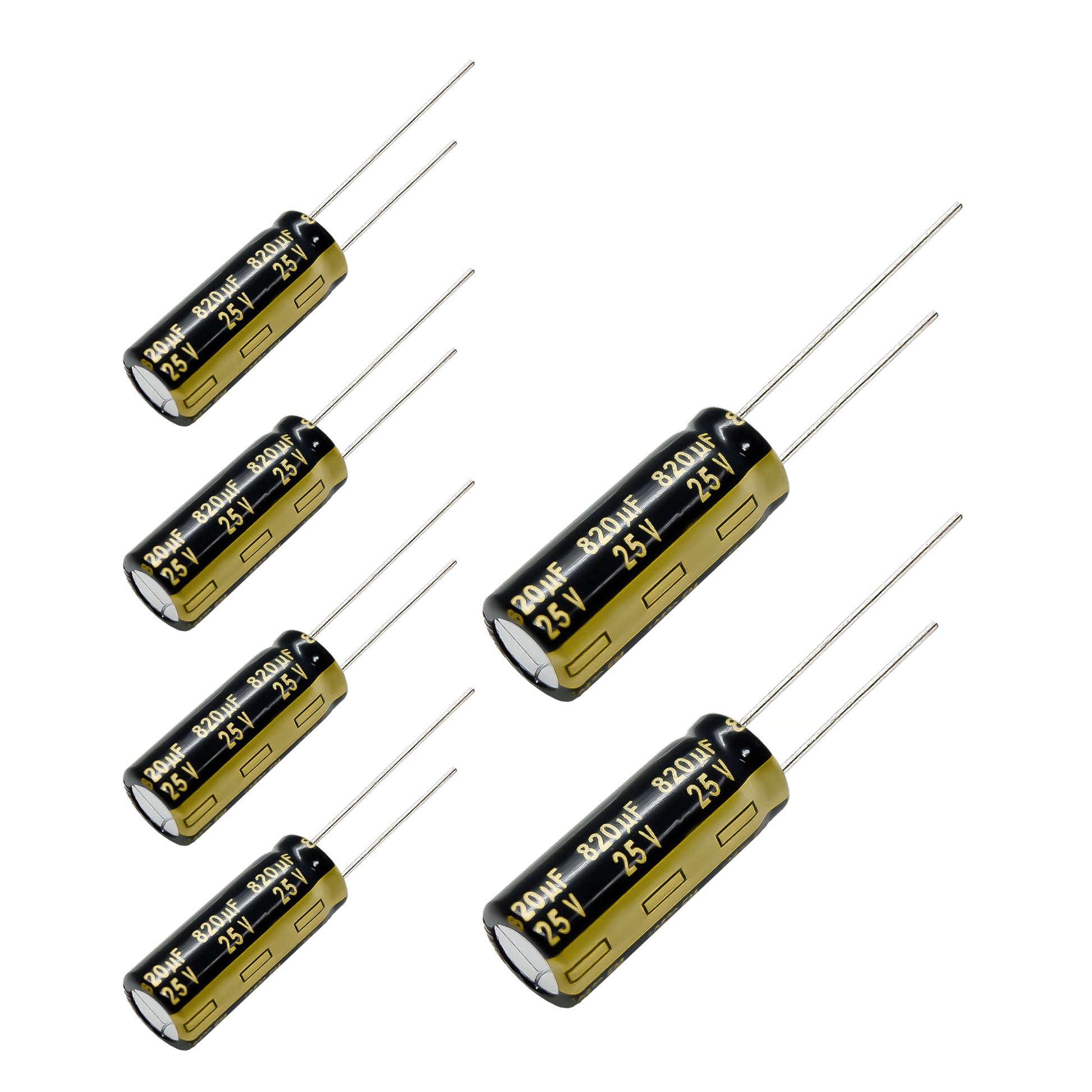 Panasonic FM Series Capacitors 25V 820uf Low ESR Impedance 105???