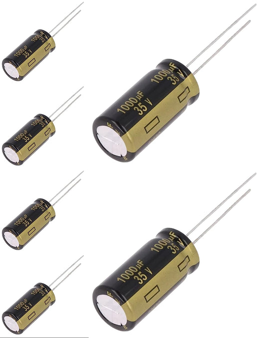 Panasonic FM Series Capacitors 35V 1000uf Low ESR Impedance 105???
