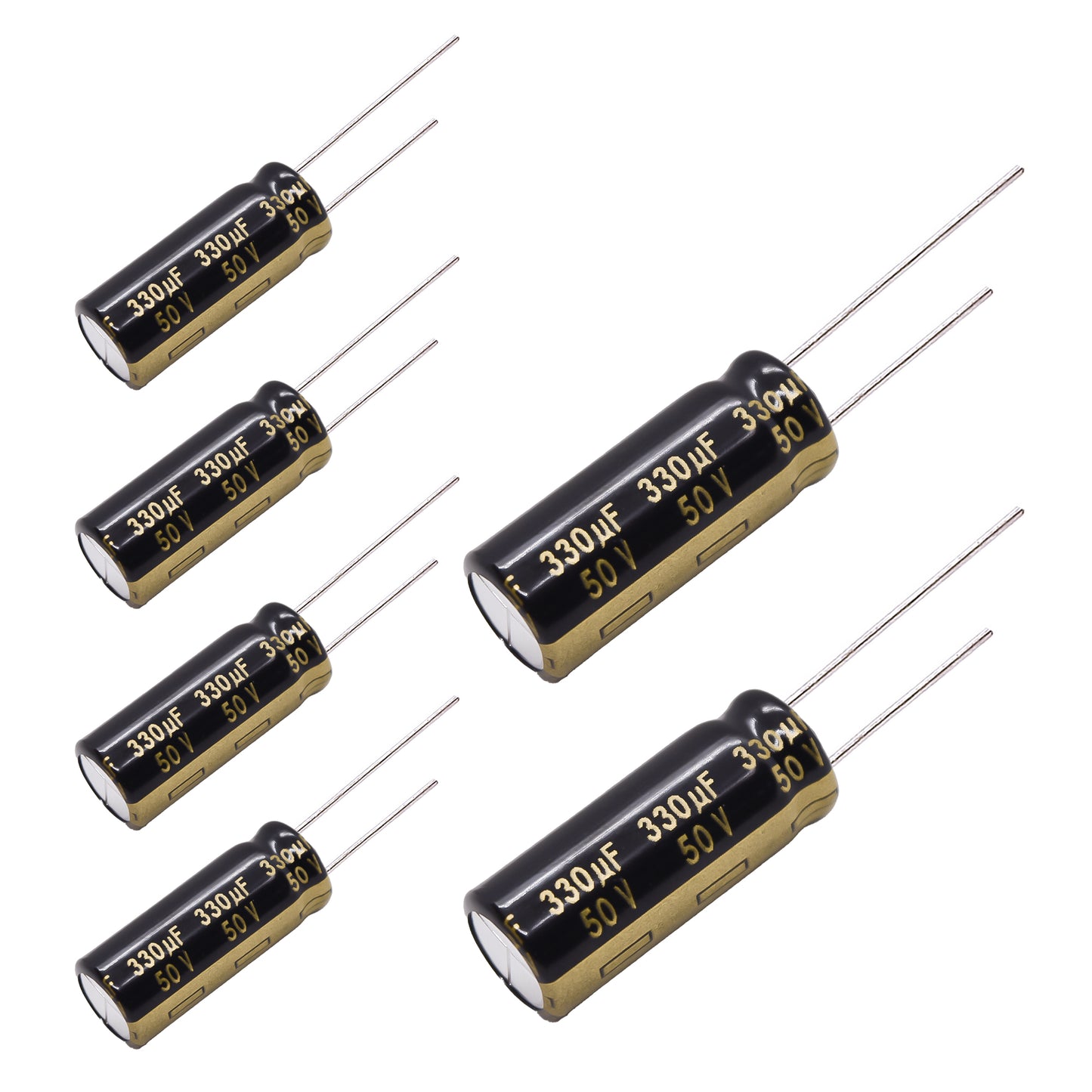 Panasonic FM Series Capacitors 50V 330uf Low ESR Impedance 105???