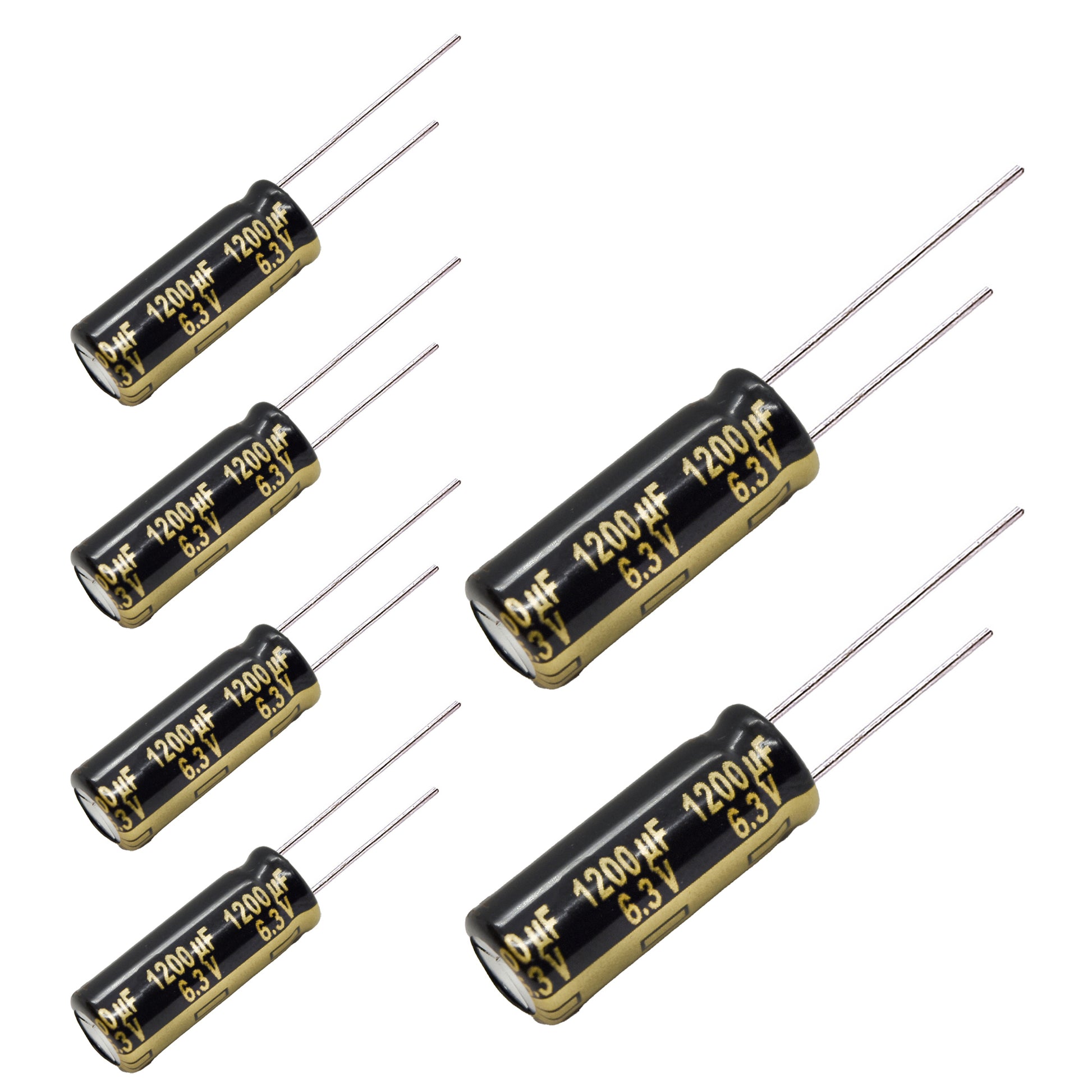 Panasonic FM Series Capacitors 6.3V 1200uf Low ESR Impedance 105???