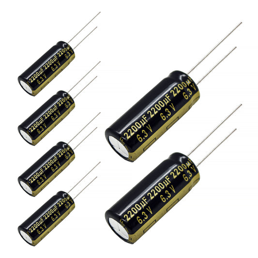 Panasonic FM Series Capacitors 6.3V 2200uf Low ESR Impedance 105???