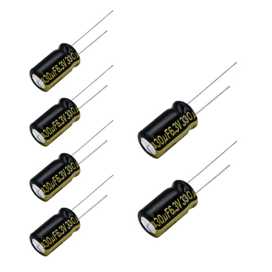 6 pcs Panasonic FM 6.3V 330uf Low ESR Impedance