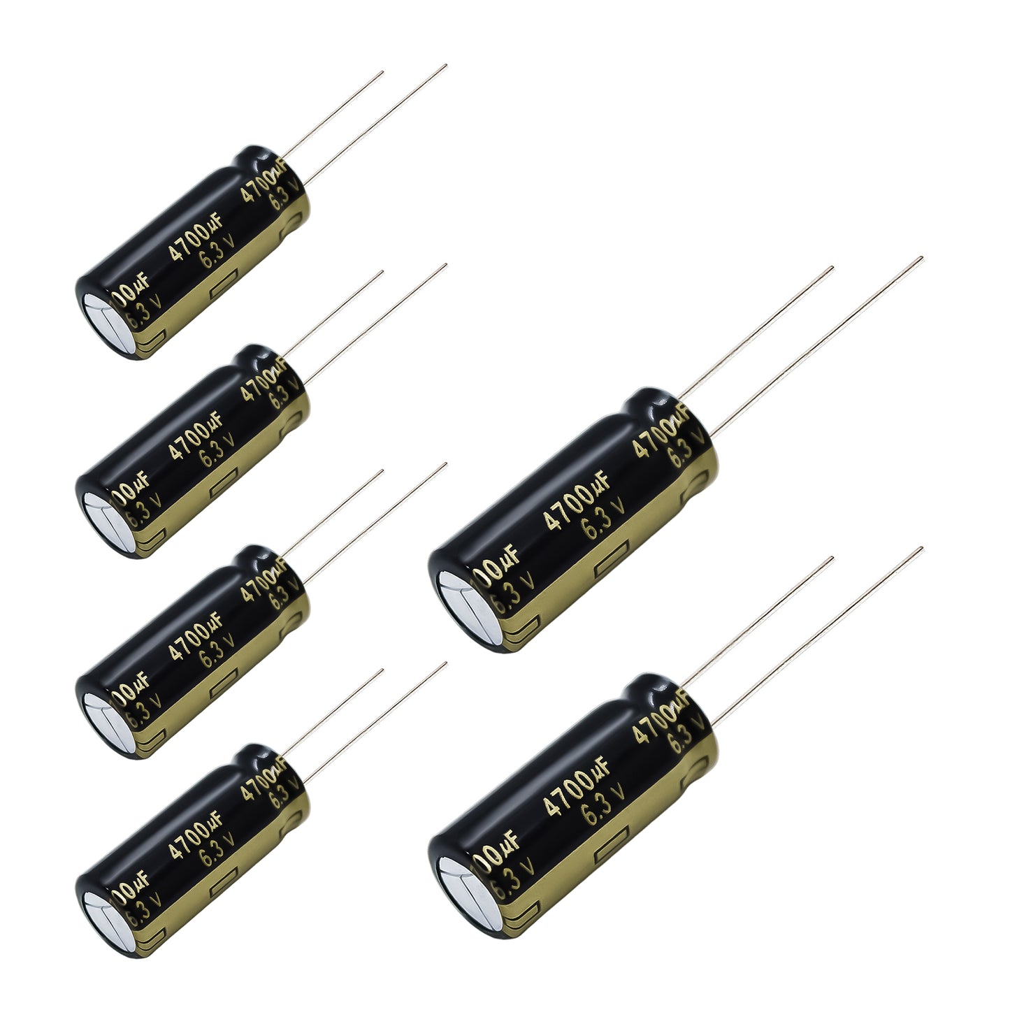 Panasonic FM Series Capacitors 6.3V 4700uf Low ESR Impedance 105???