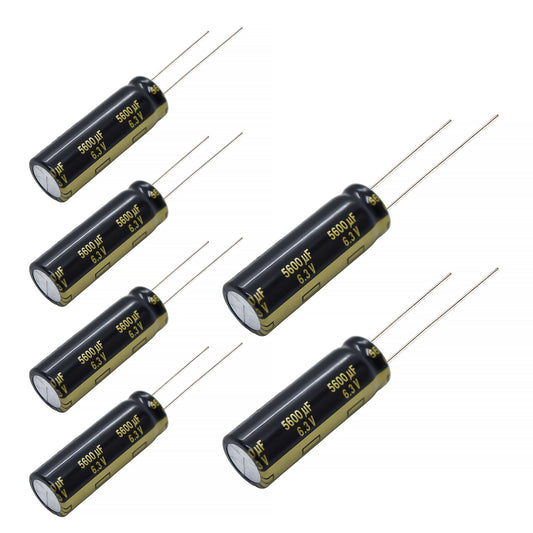 Panasonic FM Series Capacitors 6.3V 5600uf Low ESR Impedance 105 ???