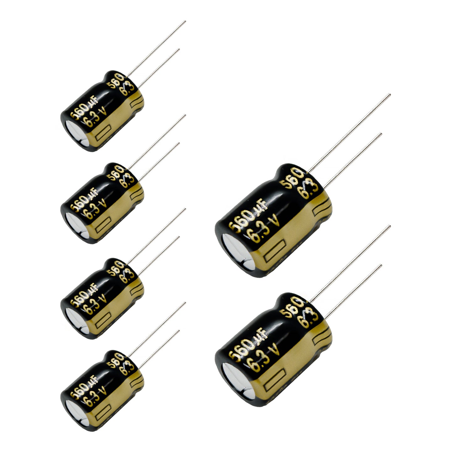 Panasonic FM Series Capacitors 6.3V 560uf Low ESR Impedance 105???