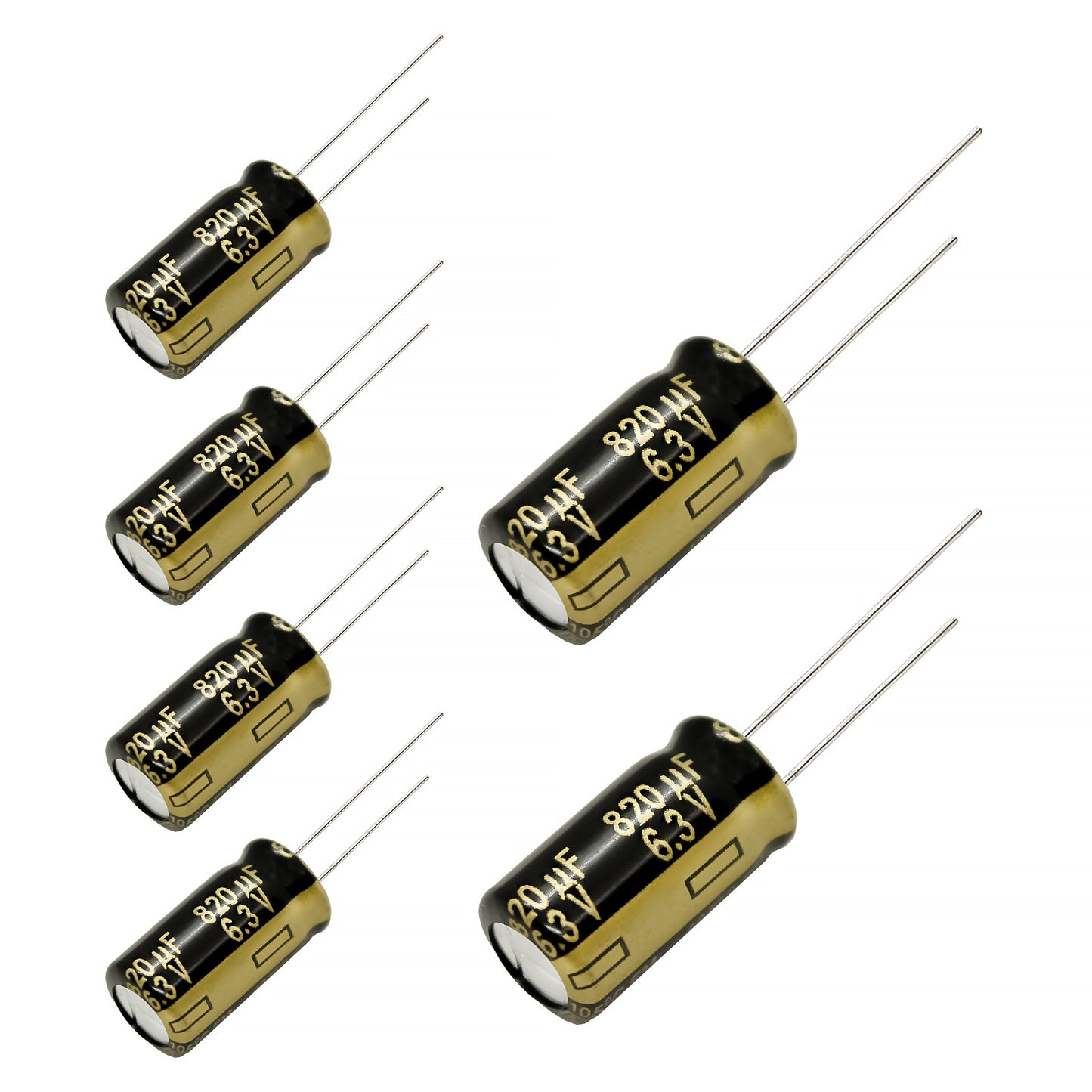 Panasonic FM Series Capacitors 6.3V 820uf Low ESR Impedance 105???