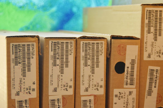 6 pcs Panasonic FM 6.3V 3300uf Low ESR Impedance